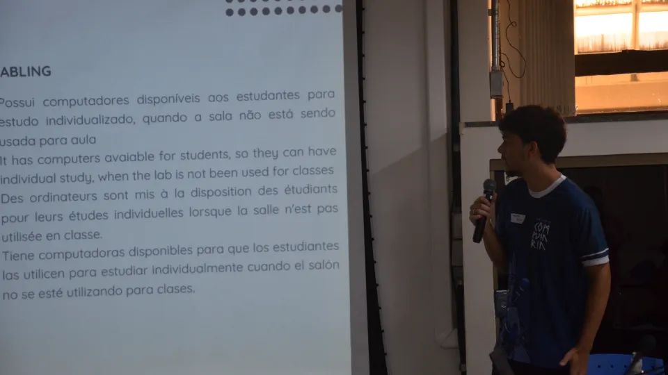 Recepção dos estudantes internacionais 2026/1