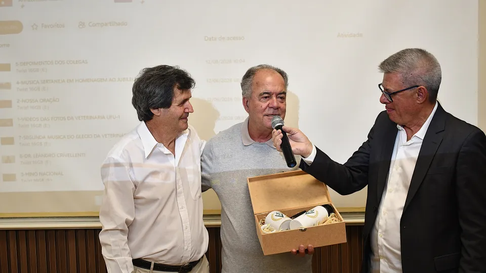 50 anos da formatura da primeira turma de Medicina Veterinária UFU (Milton Santos)