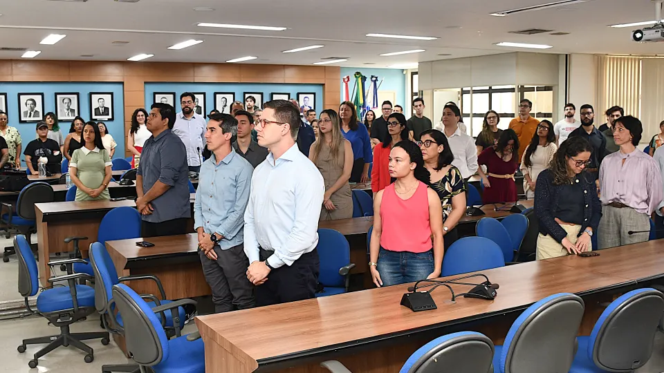 Posse dos novos técnicos e docentes da UFU 