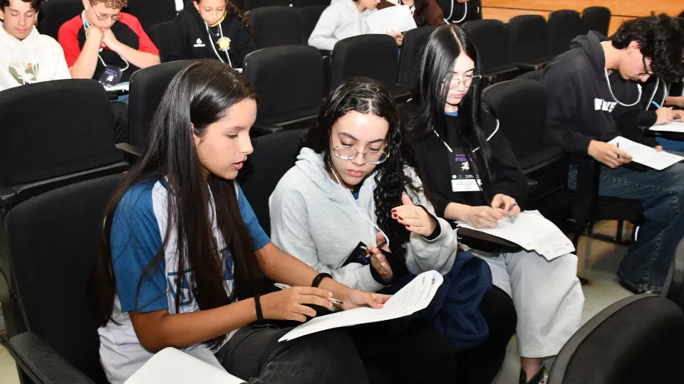 II Maratona de Física do Ensino Médio de Uberlândia. (Foto: Milton Santos)