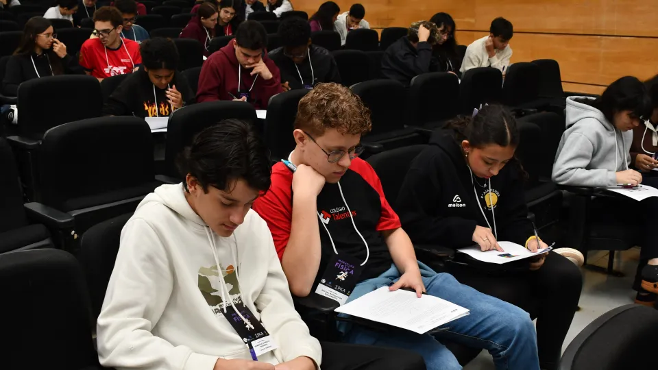 II Maratona de Física do Ensino Médio de Uberlândia. (Foto: Milton Santos)