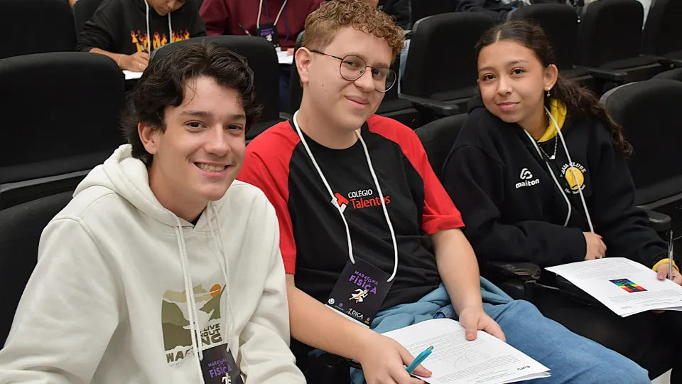 II Maratona de Física do Ensino Médio de Uberlândia. (Foto: Milton Santos)