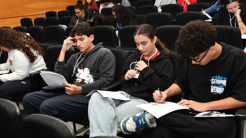 II Maratona de Física do Ensino Médio de Uberlândia. (Foto: Milton Santos)