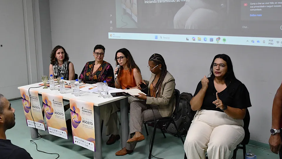  Abertura do IV Simpósio sobre Feminicídios: Memórias, Pactos e Ações contra o Feminicídio (Foto: Milton Santos) 