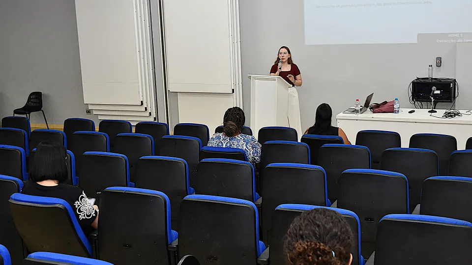 Palestra de Saúde Mental na Semana da Servidora e do Servidor (Foto: Milton Santos) 