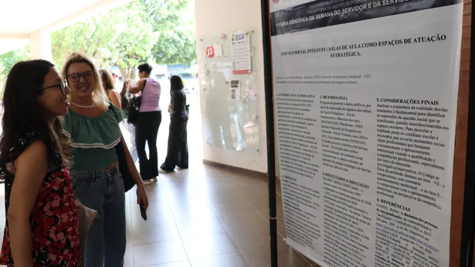 1ª Feira Científica da Semana do Servidor e da Servidora UFU 2026