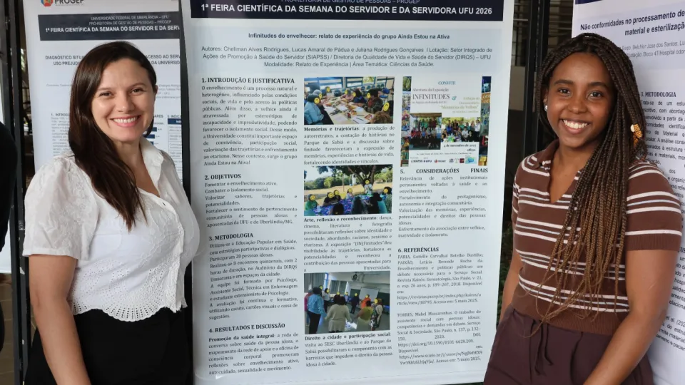 1ª Feira Científica da Semana do Servidor e da Servidora UFU 2026 (foto: Marco Cavalcanti)
