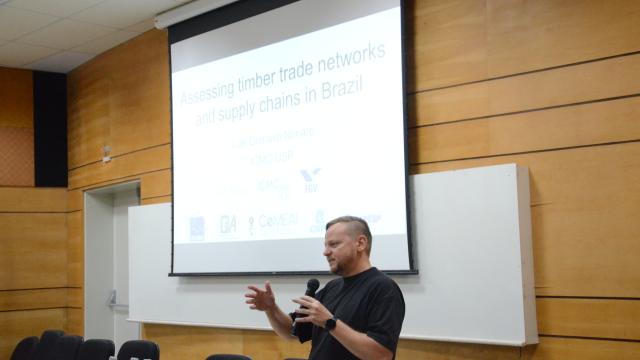 Palestra sobre Inteligência Artificial e Ciência de Dados. (Foto: Eduarda Koyama)