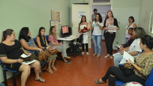 Grupo de apoio a gestantes é promovido pelo Hospital de Clínicas da UFU. (Foto: Milton Santos)