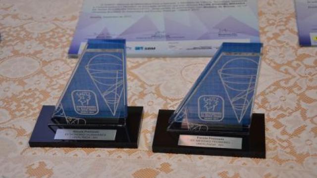 Troféus referentes a 13ª edição da OBMEP (Foto: Milton Santos)