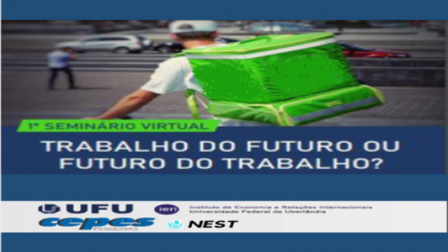 Capa do e-book “Trabalho do Futuro ou Futuro do Trabalho?”. (Arte: Divulgação)