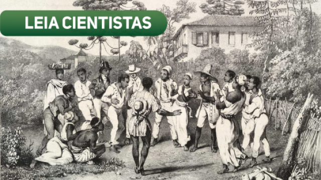 O samba nasceu das interações entre os escravizados em seus batuques, rodas de capoeira e cantos de trabalho (Imagem: Johann Moritz Rugendas 1808-1858/Acervo da Biblioteca Nacional)