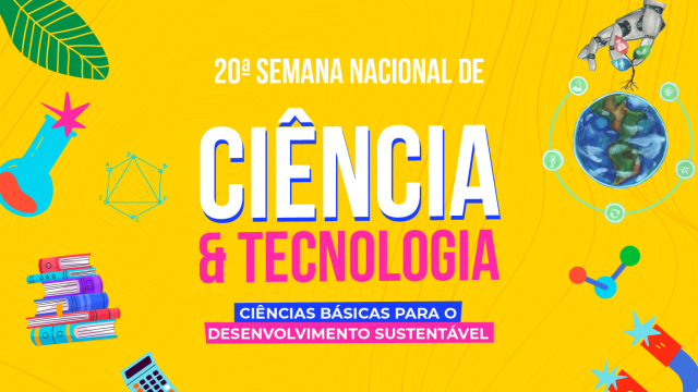 Cartaz da 20ª Semana Nacional de Ciência e Tecnologia