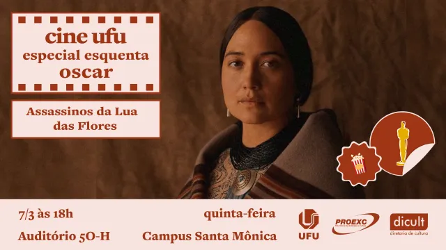 Cartaz de divulgação com as informações da próxima edição do Cine UFU