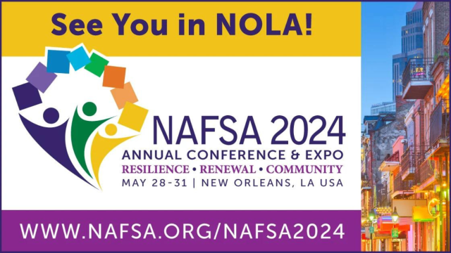 Capa do evento Nafsa 2024