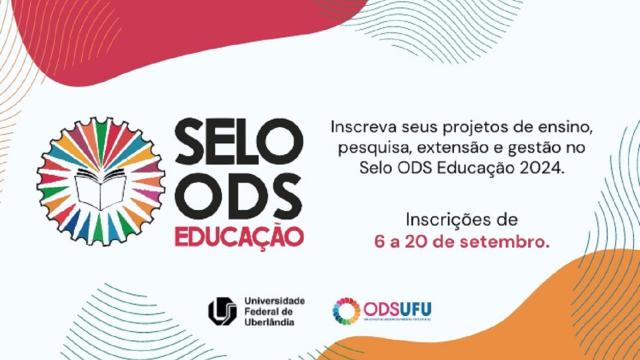 Arte com informações gerais sobre o edital, com destaque para o período de inscrições: 6 a 20 de setembro