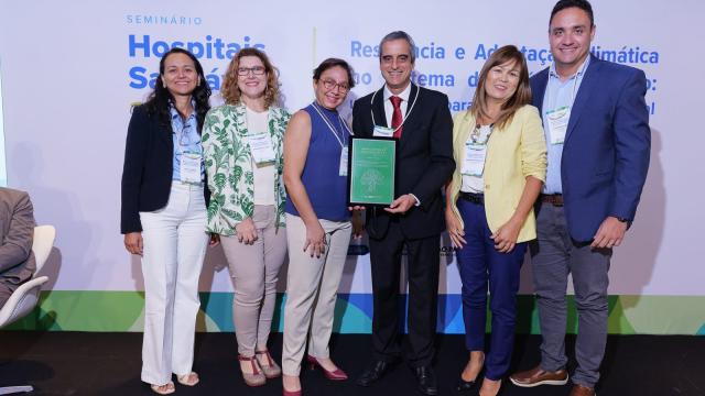 Professoras do Grupo de Pesquisa no dia da premiação