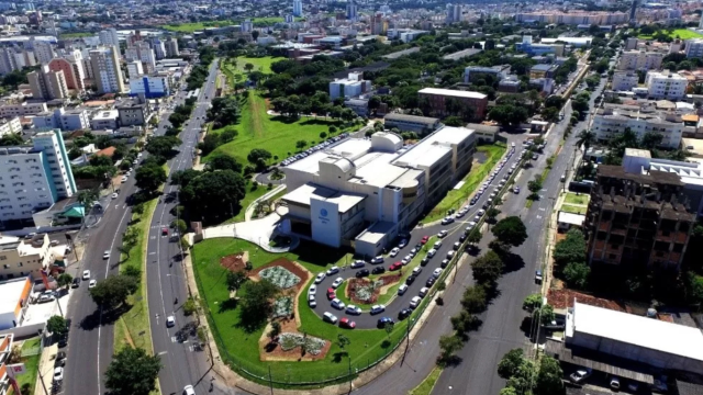 Foto aérea da UFU