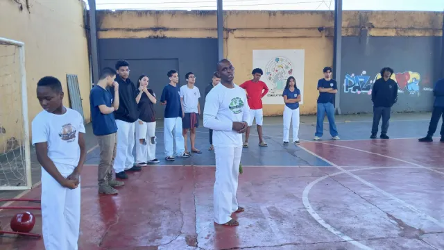 Registro de evento de capoeira