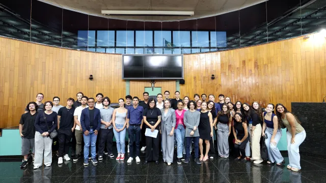 Estudantes da UFU na Câmara Municipal de Uberlândia