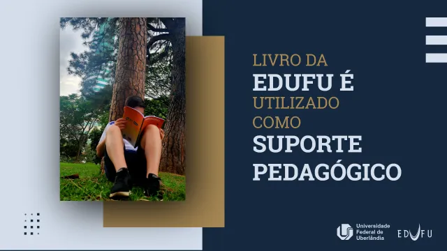 Livro da Edufu é utilizado como suporte pedagógico. 