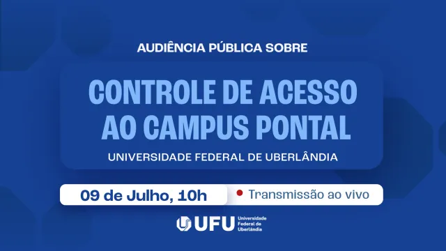 Arte de divulgação, com as informações gerais da audiência pública