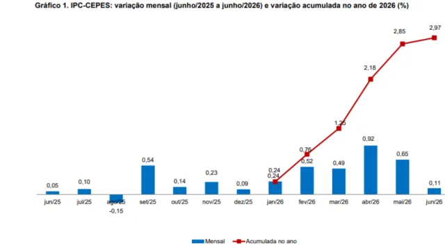 IPC-Cepes é calculado desde 1979/ (Arte/divulgação)