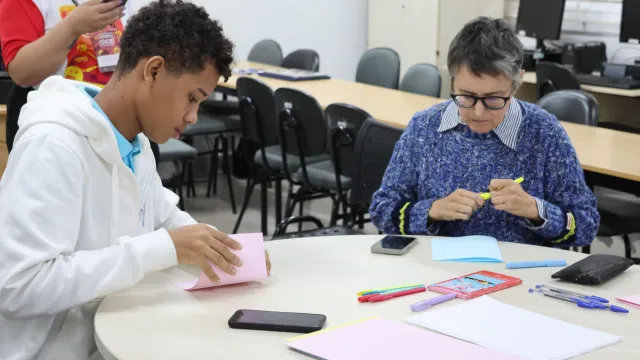 Participantes da oficina sobre comunicação visual para divulgação científica