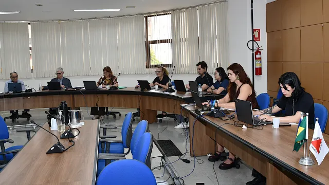 Foto da mesa dos Coselhos com participantes locais