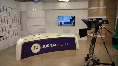 Novo telejornal da UFU (Foto: Milton Santos)