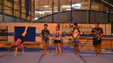 Programação ocorreu no Centro Esportivo Universitário (Foto: Milton Santos)
