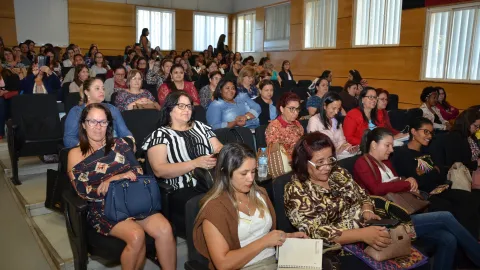 Abertura do evento aconteceu no Anfiteatro do Bloco 3Q (Foto: Milton Santos)