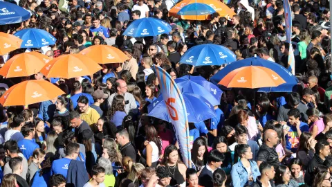 20.200 candidatos compareceram para realizar as provas do Vestibular UFU 2023-2 (foto: Marco Cavalcanti)