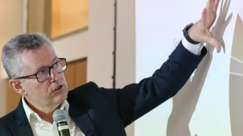 A aula teve como tema o financiamento da CT&amp;I e da Pós-Graduação no país (foto: Marco Cavalcanti)