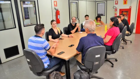 Dirco UFU recebe equipe de comunicação da Universidade Federal de Catalão (Milton Santos)