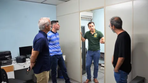 Dirco UFU recebe equipe de comunicação da Universidade Federal de Catalão (Milton Santos)