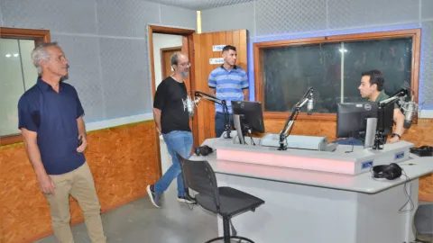 Dirco UFU recebe equipe de comunicação da Universidade Federal de Catalão (Milton Santos)