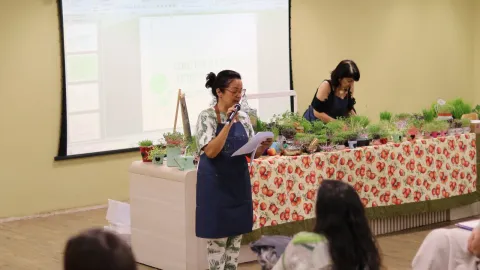 Oficina de alimentação viva