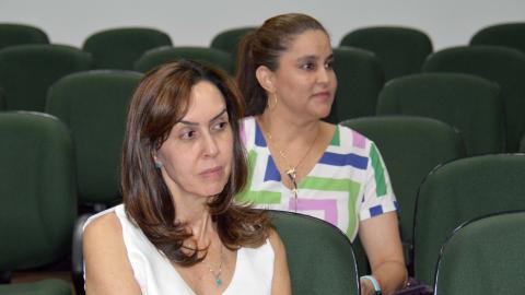 Diretoras de Unidades Acadêmicas, conselheiras do Condir, durante reunião em Patos de Minas 