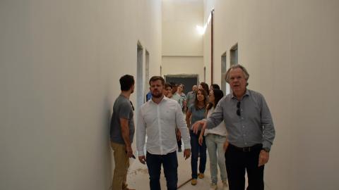 Membros do Condir em visita às obras do Campus da UFU em Patos de Minas em 10/11/2023