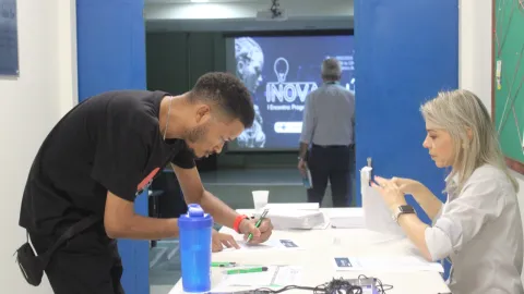 1º Encontro do Programa de Iniciação Tecnológica, o InovaSaúde. Foto: Luiz Oliveira