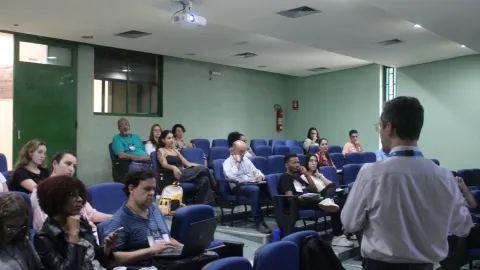 1º Encontro do Programa de Iniciação Tecnológica, o InovaSaúde. Foto: Alexandre PereiraFoto: