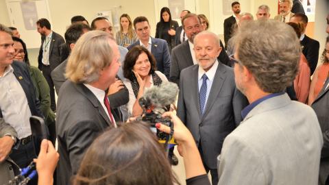 Inauguração do novo Bloco do Hospital de Clínicas da UFU. (Milton Santos)