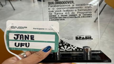 Jane Reis representa UFU na Turma LideraGOV 4.0, autointitulada ‘QuilomboGOVers’