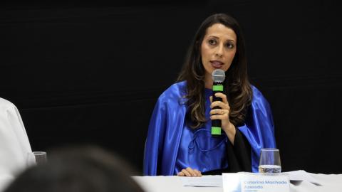 Cerimônia de posse de Carlos Henrique de Carvalho no cargo de reitor da UFU (foto: Marco Cavalcanti)