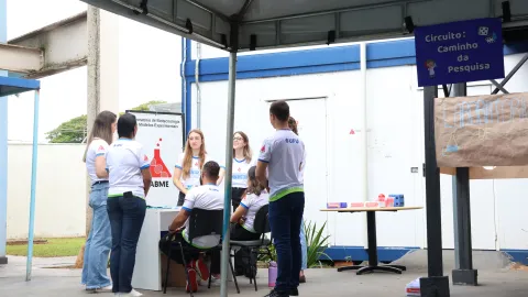 Visita das crianças