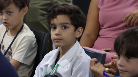 Visita das crianças