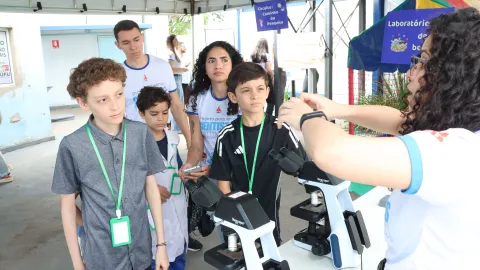 Visita das crianças