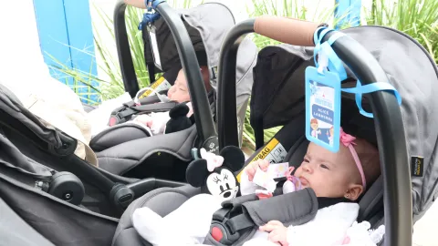 Visita das crianças