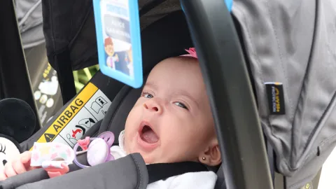 Visita das crianças